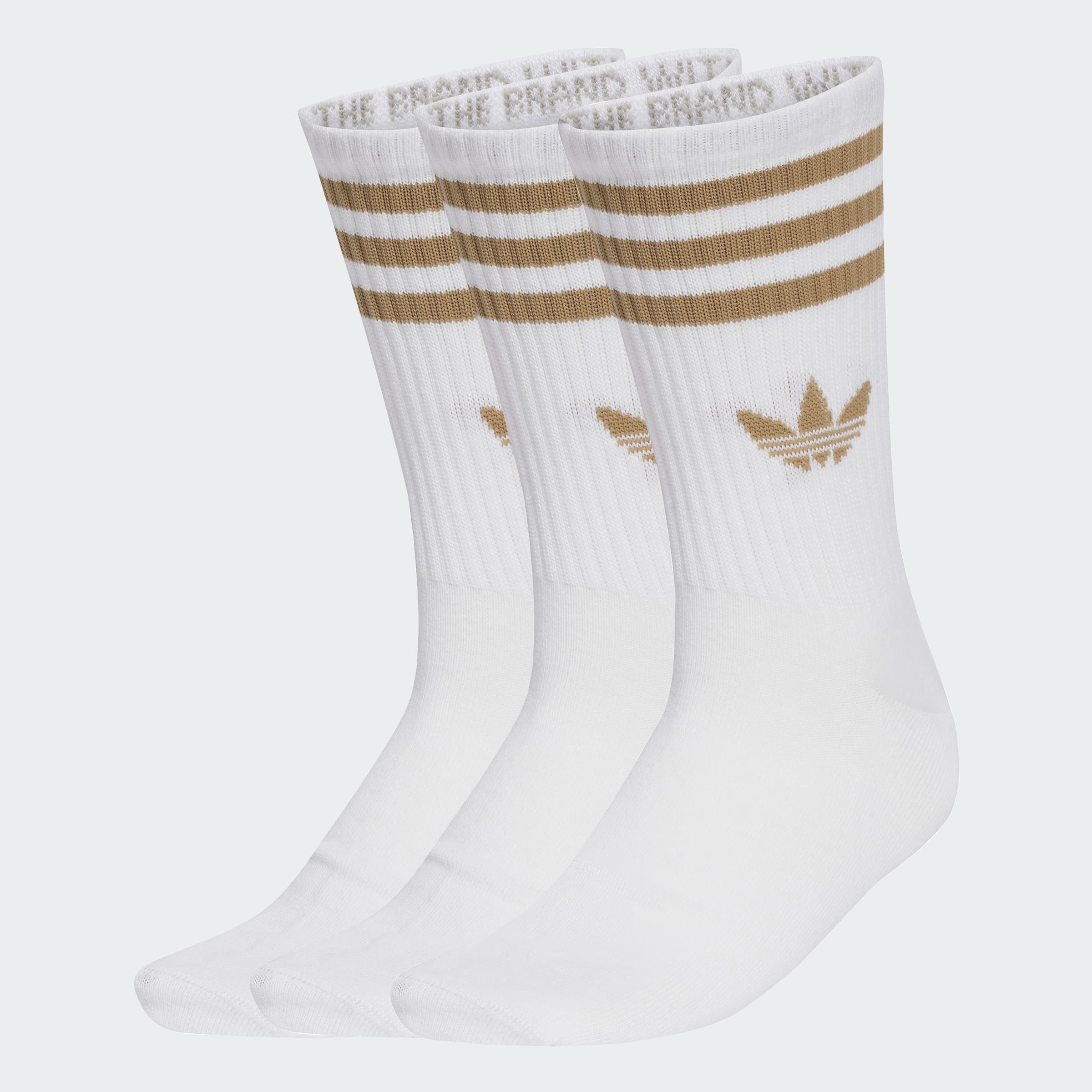 3-Stripes Crew Socks 3 Pairs
