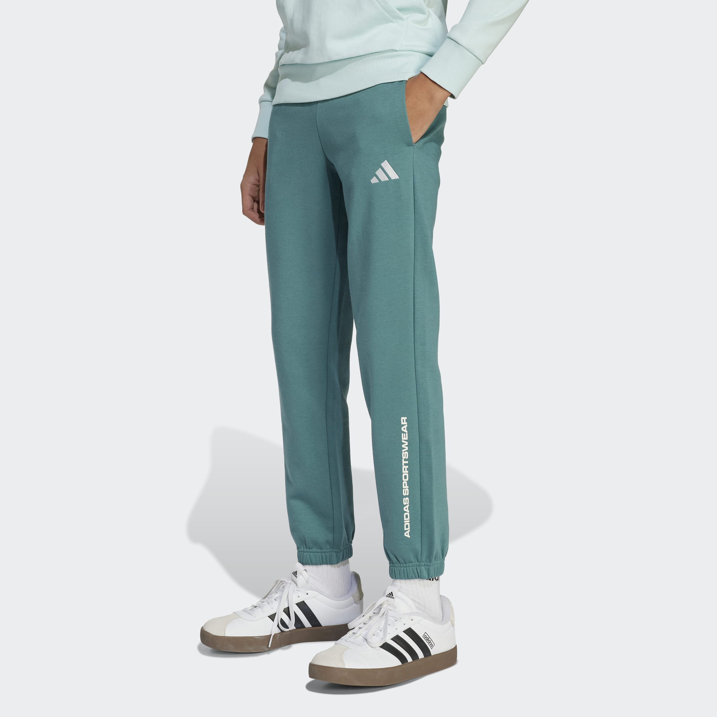 adidas Boys Slogan Fleece Joggers Kids