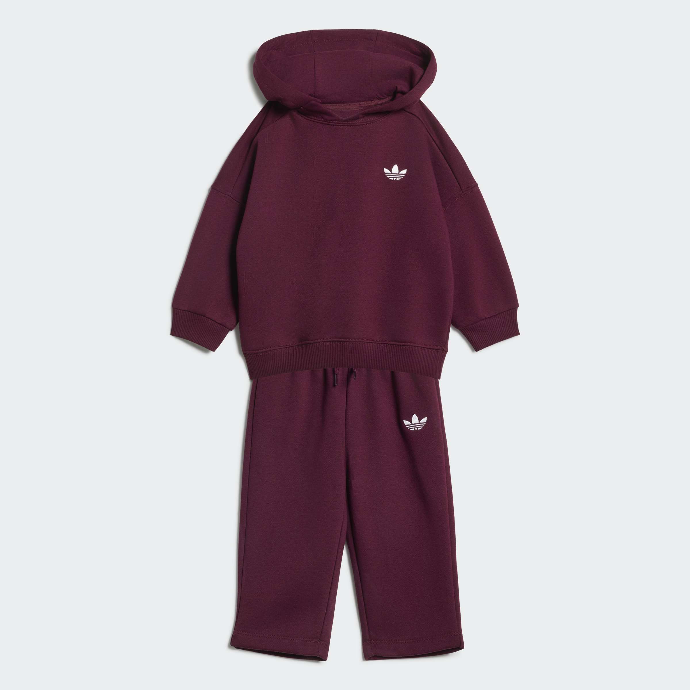 Oversized Hoodie Open Hem Pants Set